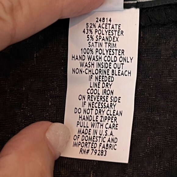 NWT Alex Evenings Paisley Jacket Full Zip PM Multicolor Paisley Metallic Lined - Picture 9 of 14